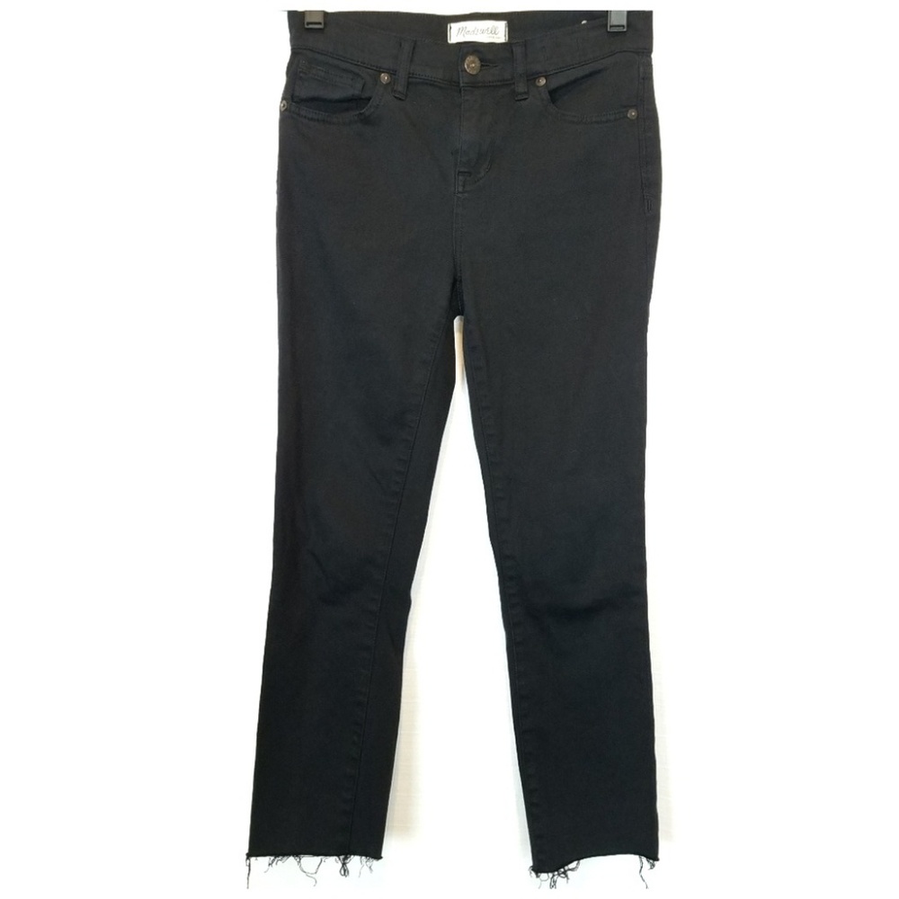 Madewell | High Riser Skinny Raw Hem Crop Pant 25